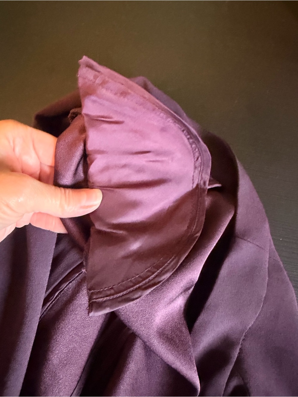 Babaton Open-Front Blazer in Deep Plum size 00 - Picture 7 of 10